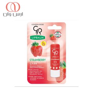 بالم-لب-گلدن-رز-قرمز-مدل-توت-فرنگی-با-SPF15