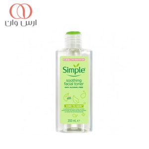 تونر-پاک-کننده-صورت-سیمپل-مدل-سوتینگ-200-میلی-لیتر