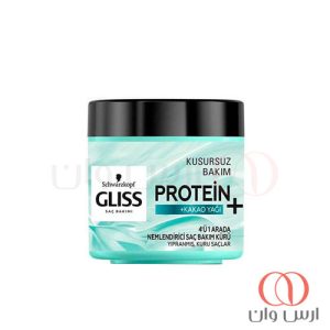 ماسک-مو-گلیس-حاوی-پروتئین-و-روغن-کاکائو-حجم-400-میلی-لیتر