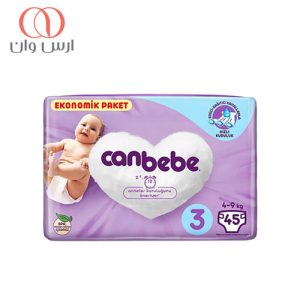 پوشک-چسبی-جان-ببه-مدل-فست-دراینس-سایز-3-بسته-45-عددی