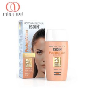 کرم-ضد-آفتاب-رنگی-ایزدین-مدل-فیوژن-واتر-کالر-SPF50