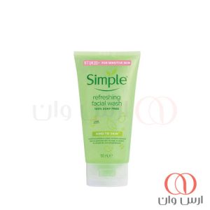 ژل-شستشوی-صورت-سیمپل-مدل-رفرشینگ-150-میلی-لیتر