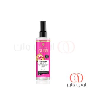 اسپری-دوفاز-گلیس-Supreme-Length-برای-مو-های-بلند-آسیب-دیده-حجم-200-میل