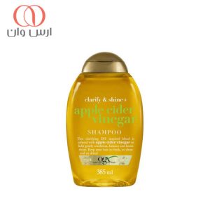 شامپو-او-جی-ایکس-Ogx-سرکه-سیب-درخشان-کننده-مدل-Apple-Cider-Vinegar-حجم-385-میل