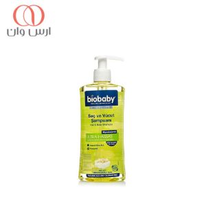 شامپو-سر-و-بدن-بیو-بیبی-Biobaby-حجم-500-میل