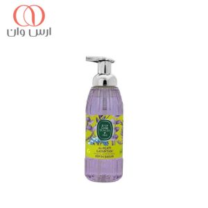 فوم-دستشویی-ارگانیک-ایوب-صبری-حاوی-عصاره-اسطوخودوس-500-میل