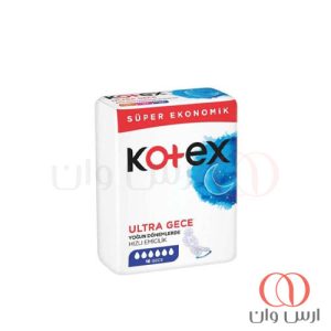 نوار-بهداشتی-کوتکس-ویژه-شب-مدل-Ultra-GECE-بسته-16-عددی