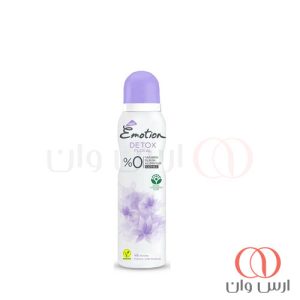 اسپری-دئودرنت-ایموشن-مدل-DETOX-FLORAL-حجم-۱۵۰میل