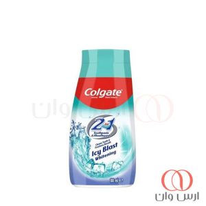 خمیر-دندان2-در-1-سفیدکننده-و-خنک-کننده-کلگیت-Colgate-Icy-Blast-حجم-100-میلی-لیتر