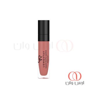 رژ-لب-مایع-مات-بادوام-گلدن-رز-مدل-لانگ-استی-کد-39