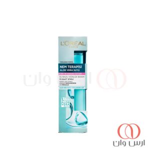 سرم آبرسان لورال برای پوست های خشک و حساس حاوی عصاره آلوئه ورا حجم 70 میل