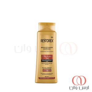 شامپو مراقبتی رستورکس تغذیه کننده مو حاوی ۷ روغن مغذی حجم ۵۰۰ میل
