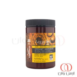 ماسک مو بدون سولفات ضد ریزش لایتنس حاوی روغن آرگان و پروتئین مناسب انواع مو 1000 میل