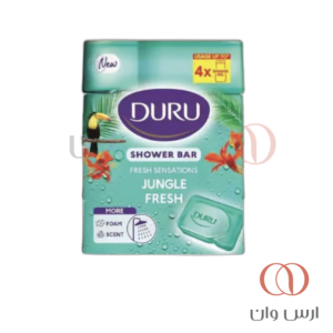 صابون دورو حمام با رایحه طراوت جنگل بارانی بسته 4 عددی 600 گرم