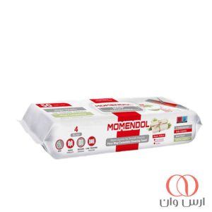 دستمال مرطوب تی Momendol حاوی رایحه صابون سفید بسته 50 عددی