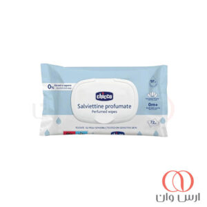 دستمال مرطوب کودک چیکو بسته ۷۲ عددی