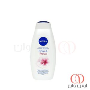 شامپو بدن نیوآ مدل Care & Relax حاوی عصاره گل ختمی حجم ۷۵۰ میل