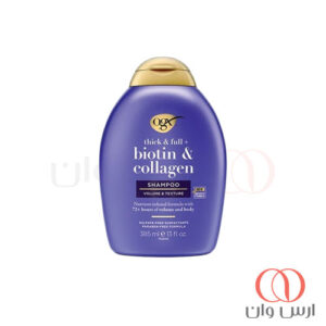 شامپو بیوتین و کلاژن او جی ایکس 385 میل