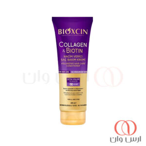 کرم مو حجم دهنده و نرم کننده بیوکسین حاوی کلاژن و بیوتین 250 میل